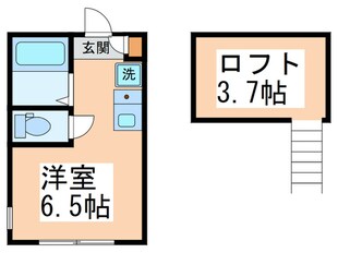 プライムテラス中野島の物件間取画像